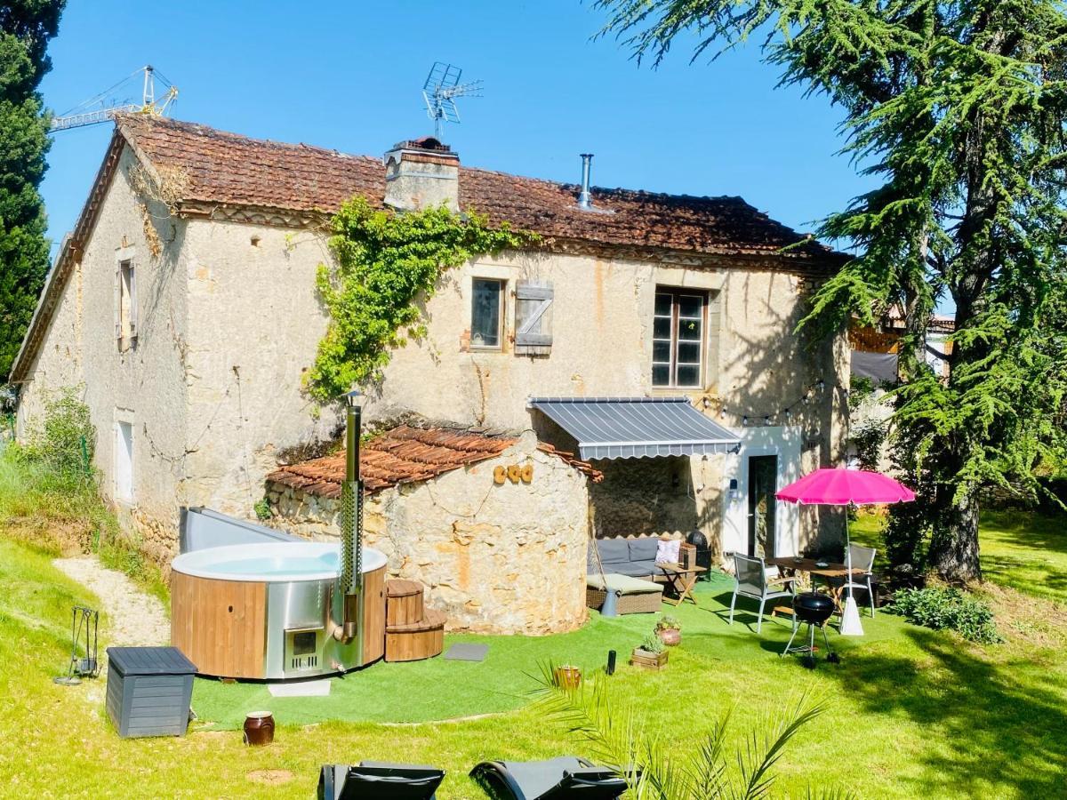 Gite De Charme Bain Nordique & Vieilles Pierre Classe 3 Etoiles Le Prestadou Arcambal Exterior foto